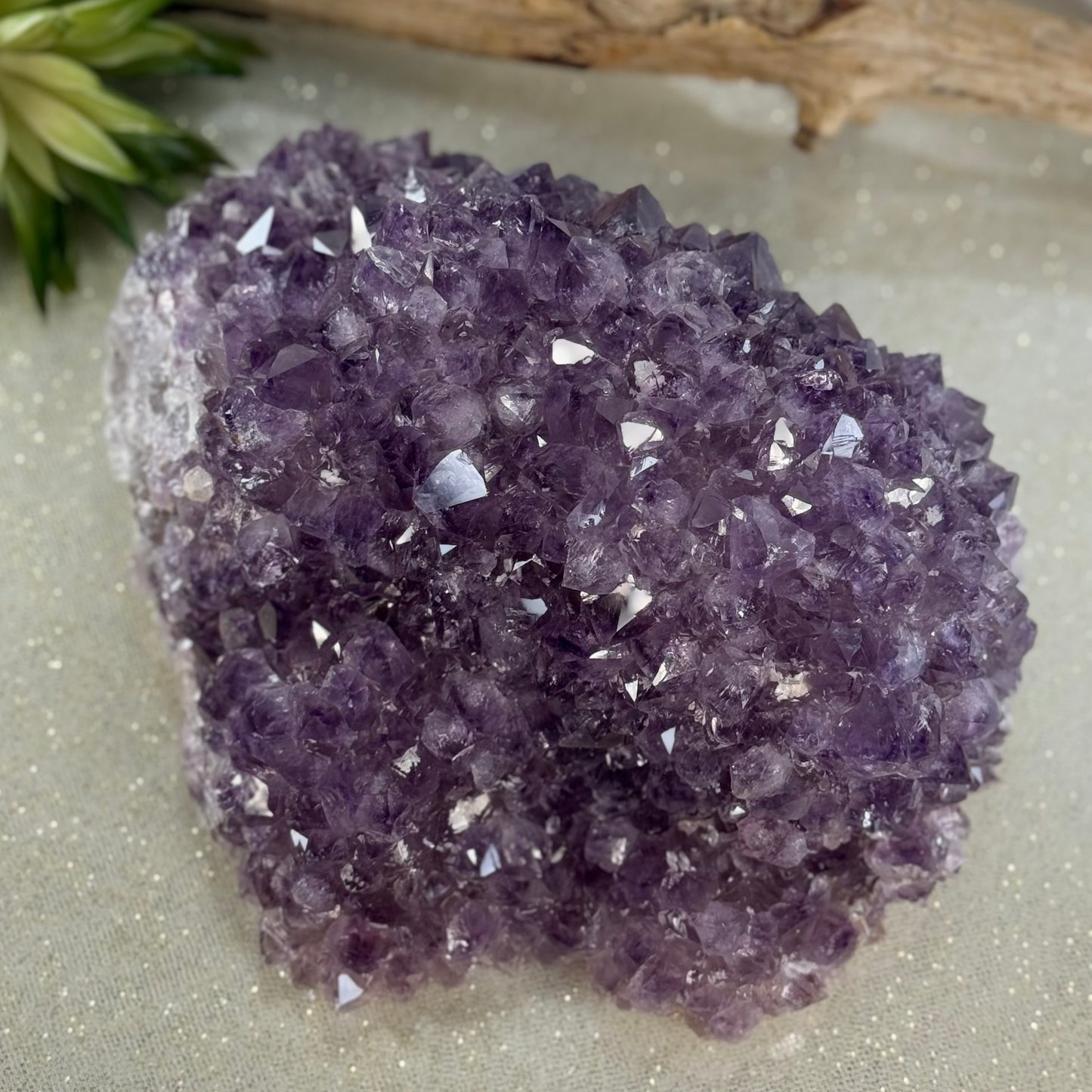 Large Raw Amethyst Chunk - 6.9 lb Natural Gemstone for Healing & Home Decor