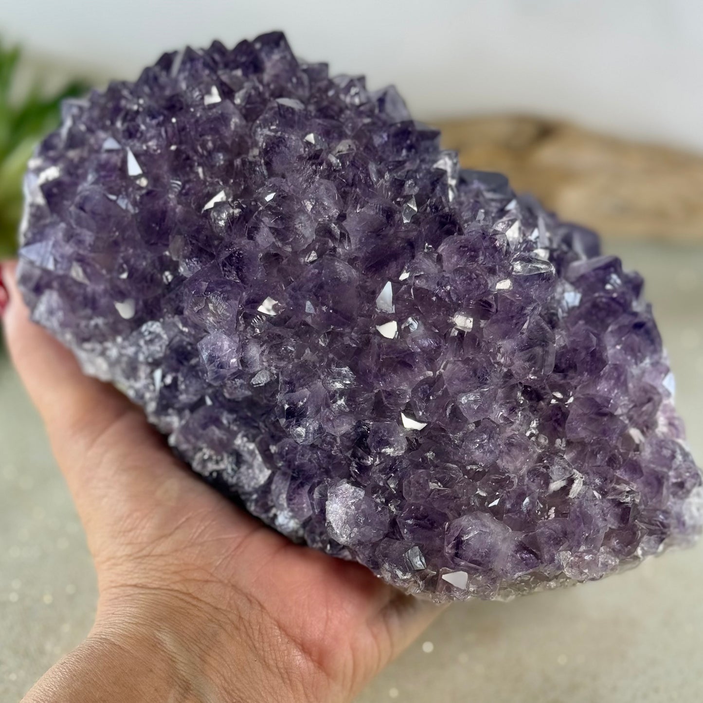 Large Raw Amethyst Chunk - 6.9 lb Natural Gemstone for Healing & Home Decor