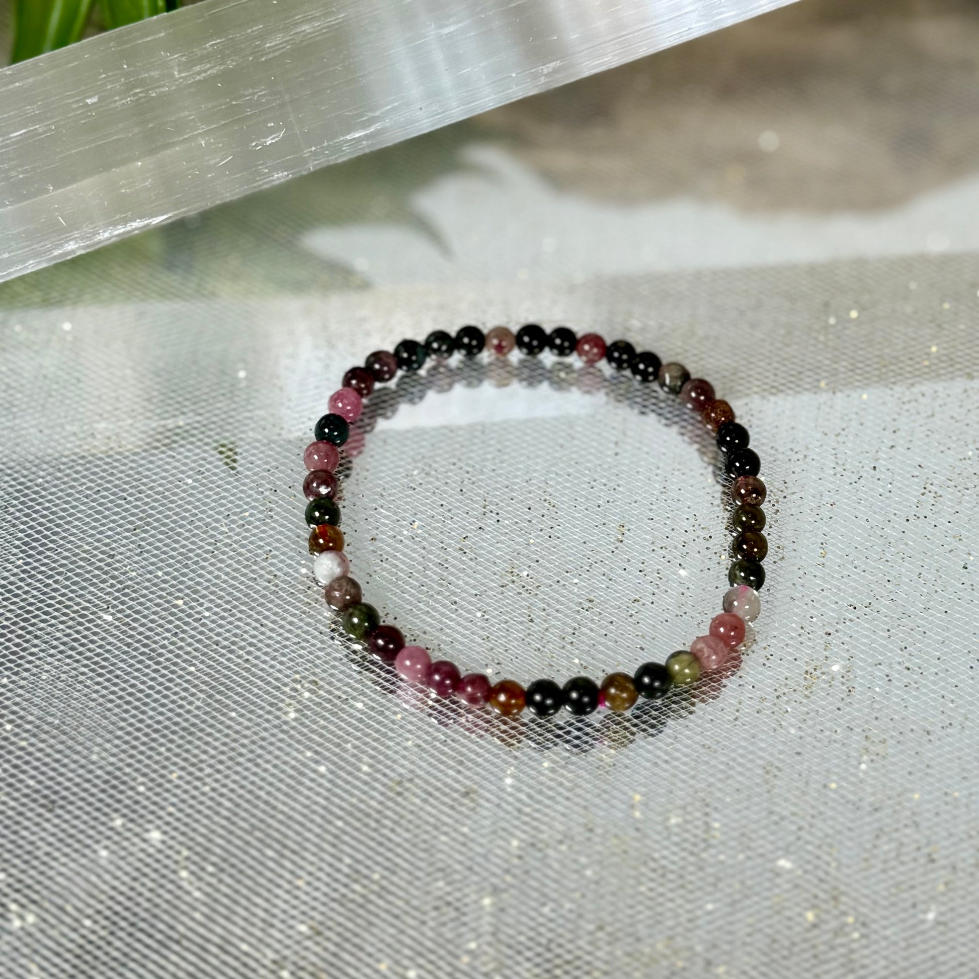 Rainbow Tourmaline mini 2 Bracelets-CBTS