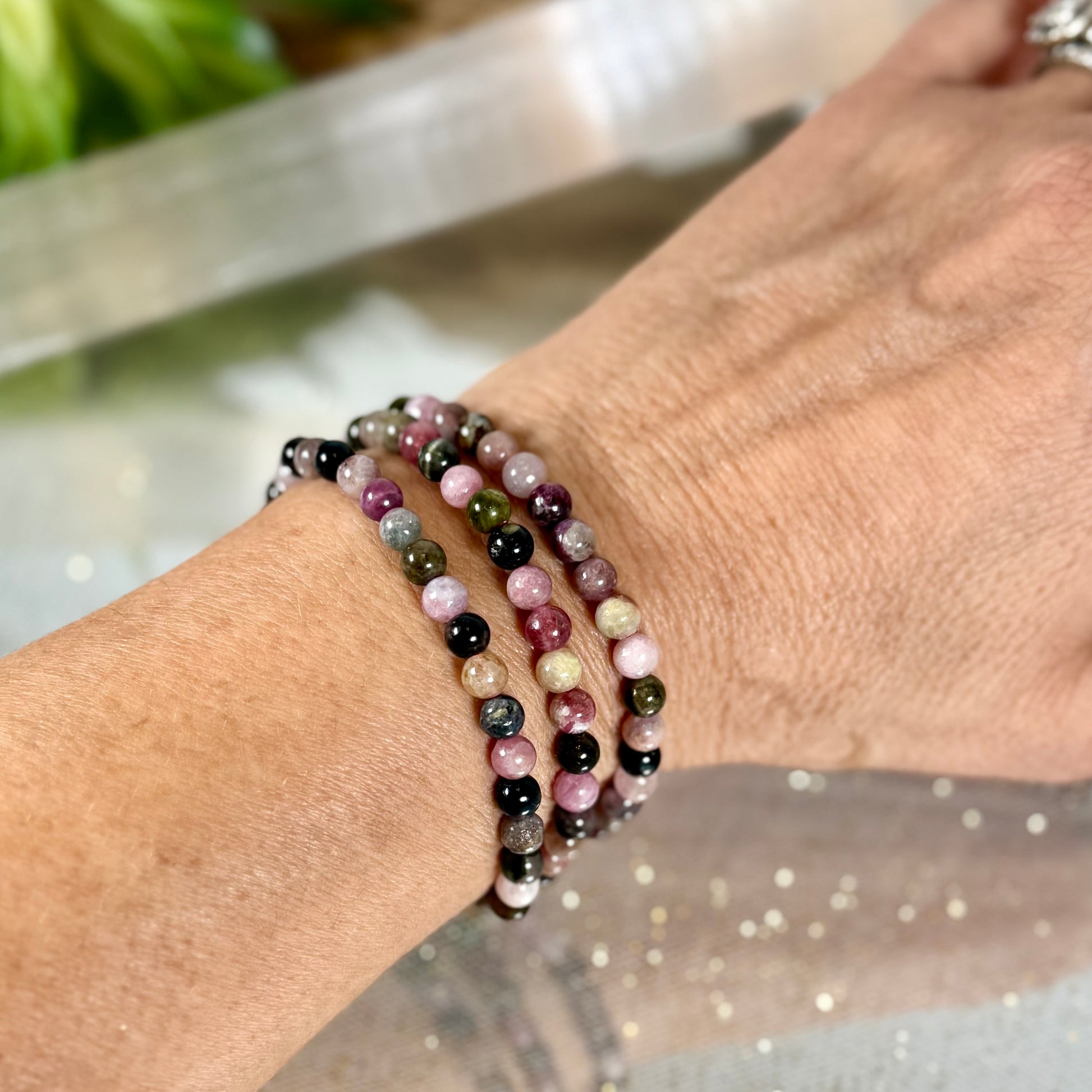 Rainbow Tourmaline mini 2 ON HAND Bracelets-CBTS