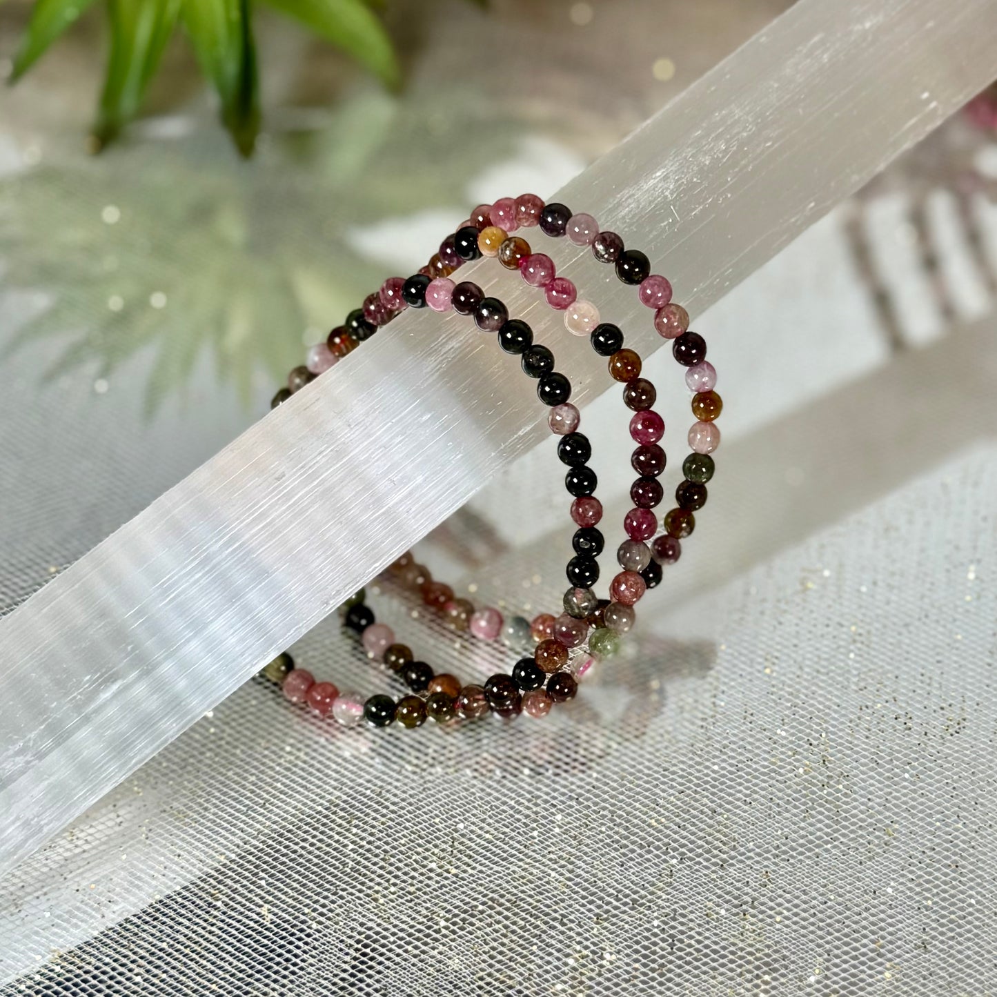 Rainbow Tourmaline mini 3 Bracelets-CBTS