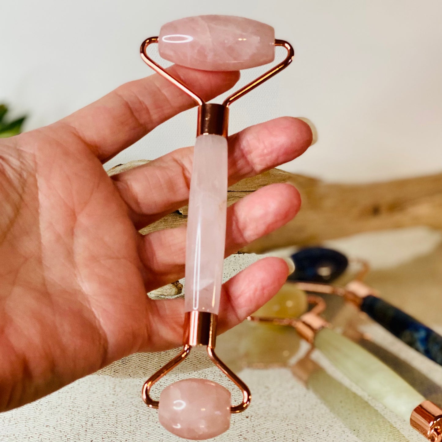 Facial Roller Rose Quartz - CBTS