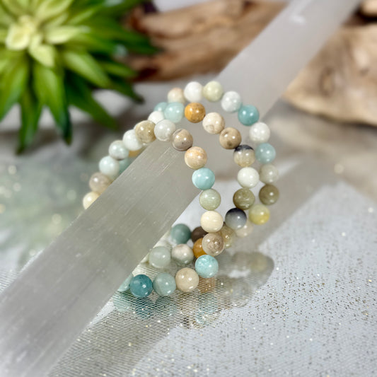 Seafoam Serenity Amazonite Bracelet 8mm-CBTS