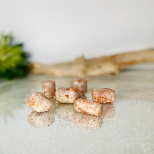 Radiant Sunstone Tumbled Gemstone: Ignite Your Inner Light and Empowerment