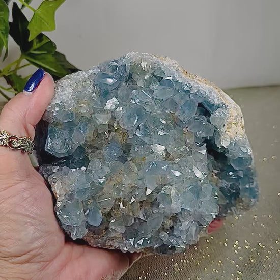 Celestite Raw Chunk- video CBTS