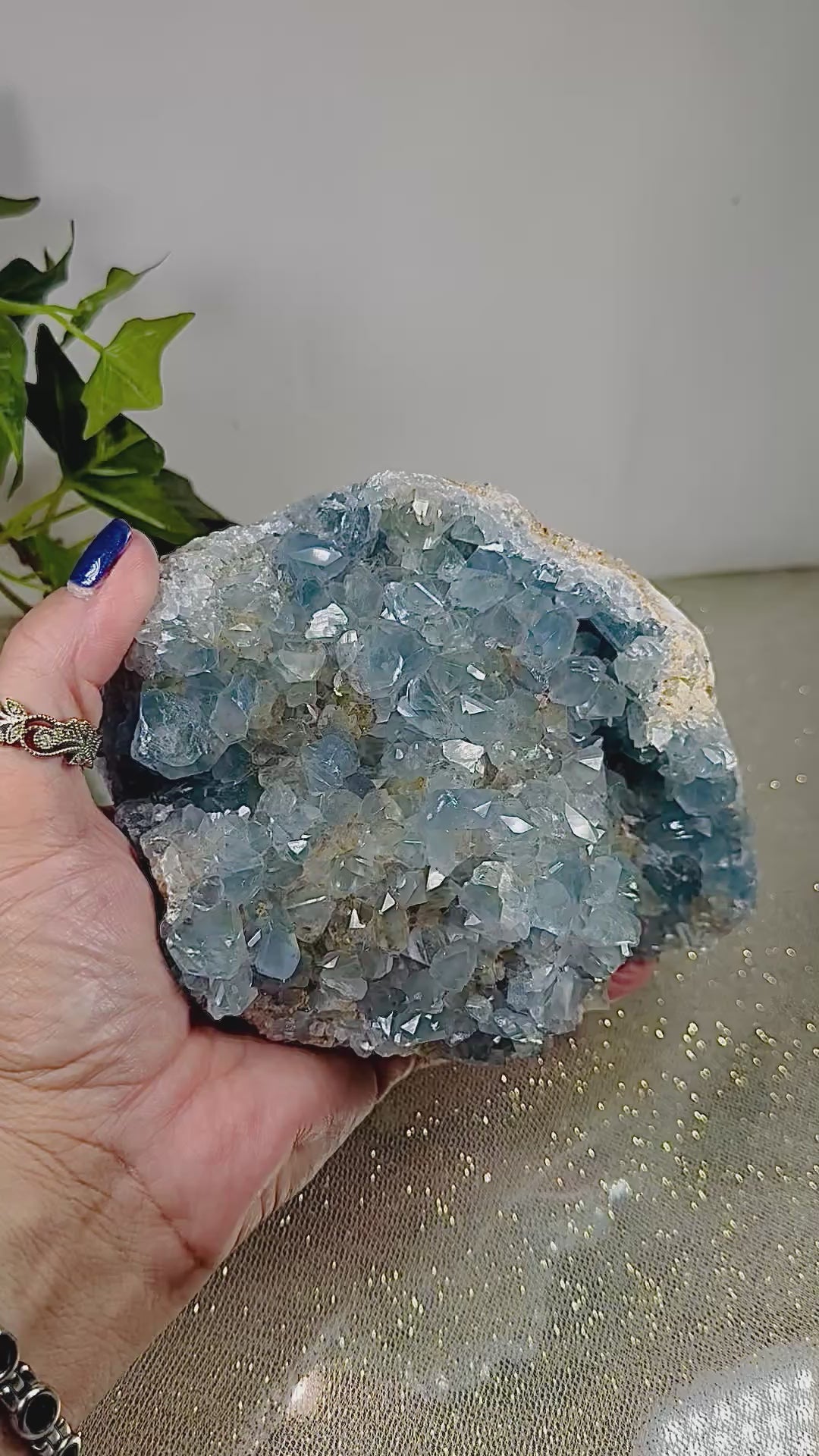 Celestite Raw Chunk- video CBTS