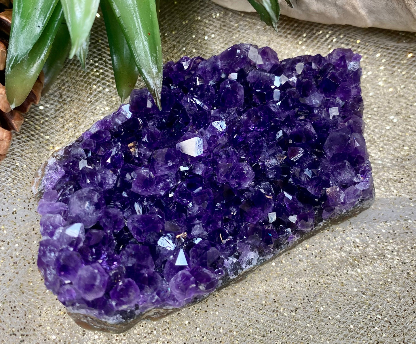 Amethyst combs for brushing the emotional body