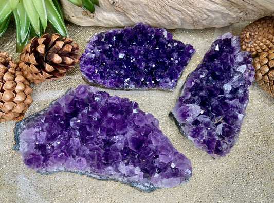 Amethyst combs for brushing the emotional body