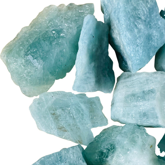 Aquamarine for Peace and Tranquility - Raw Chunks