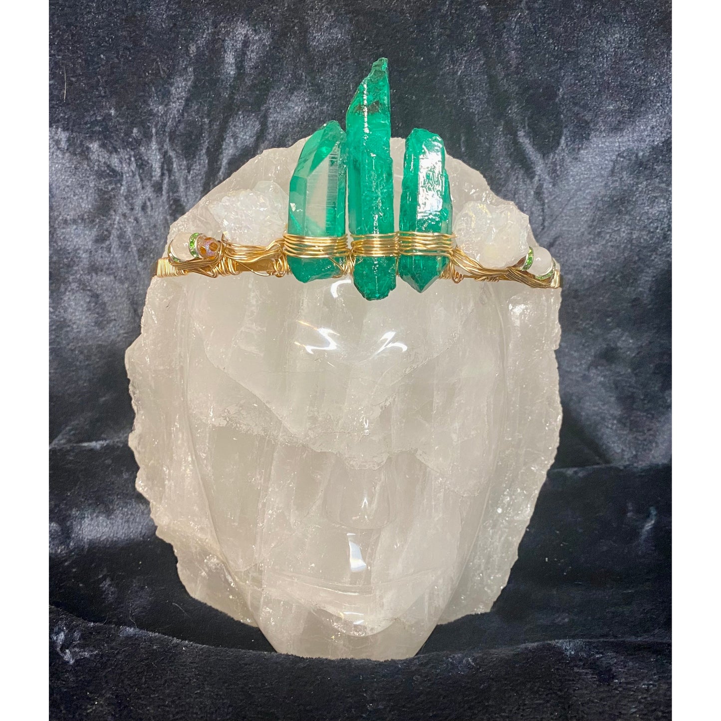Emerald Quartz Fairy Crown