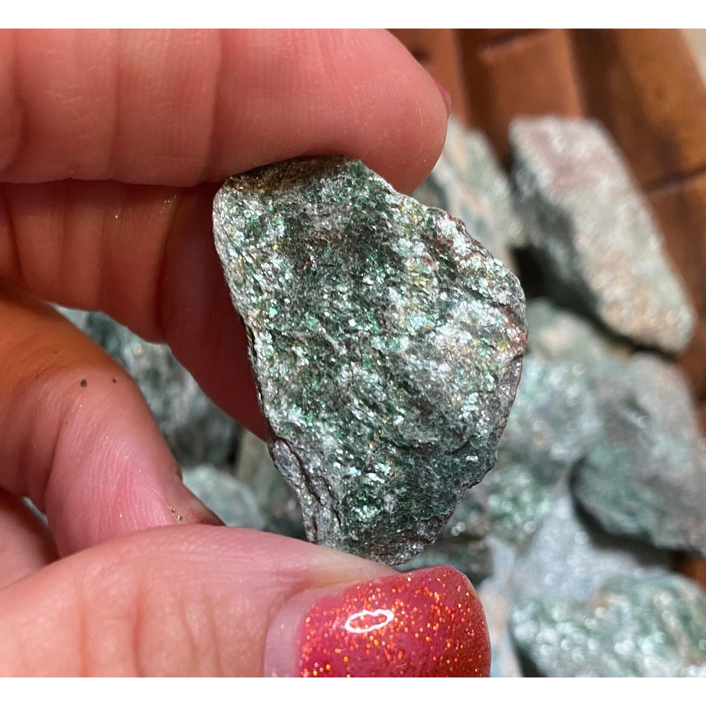 Fuchsite Raw Stone for life force!