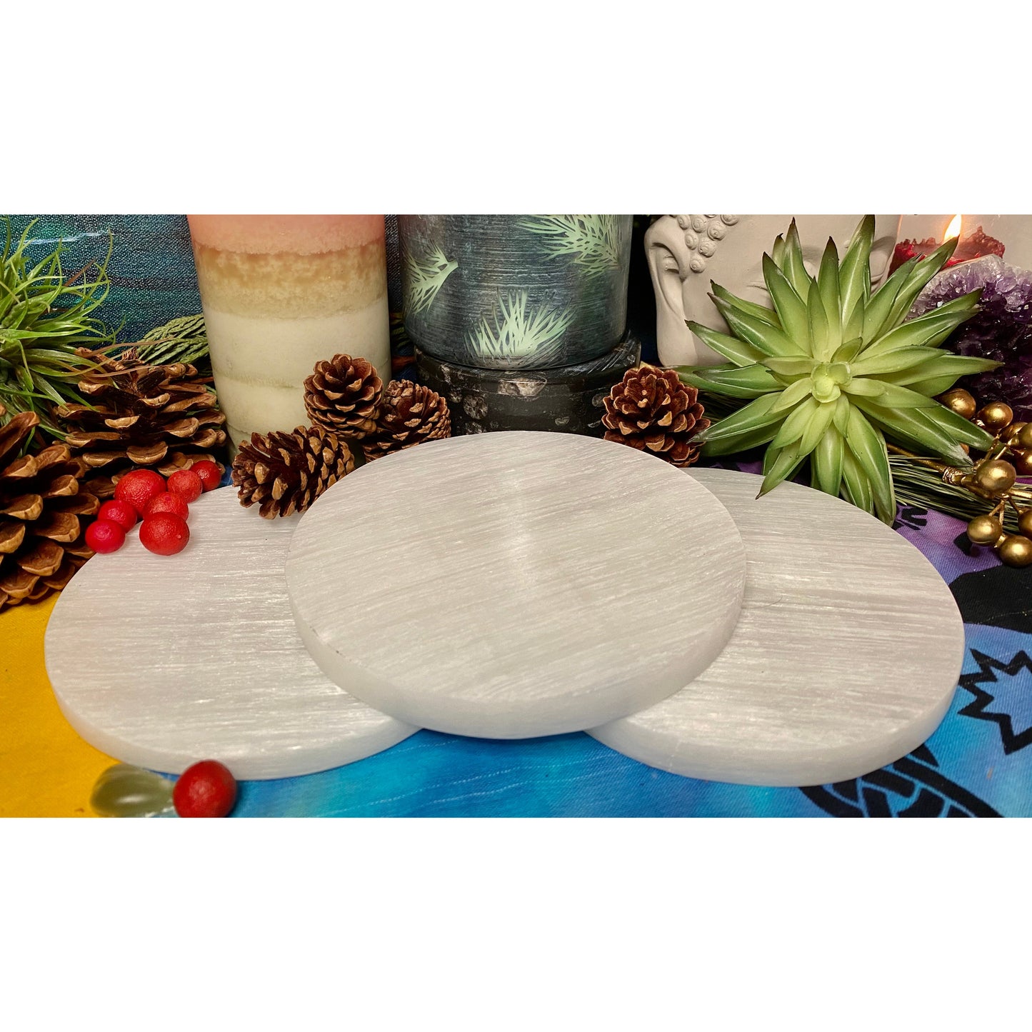 Revitalize Your Crystals with Selenite Crystal Charging Plates to Unleash Their Full Potential