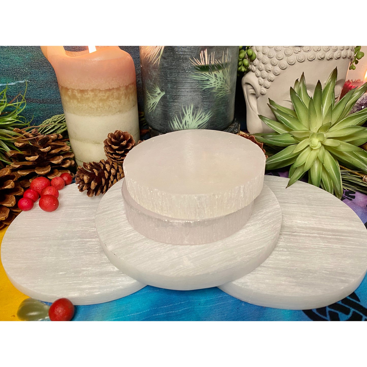 Revitalize Your Crystals with Selenite Crystal Charging Plates to Unleash Their Full Potential