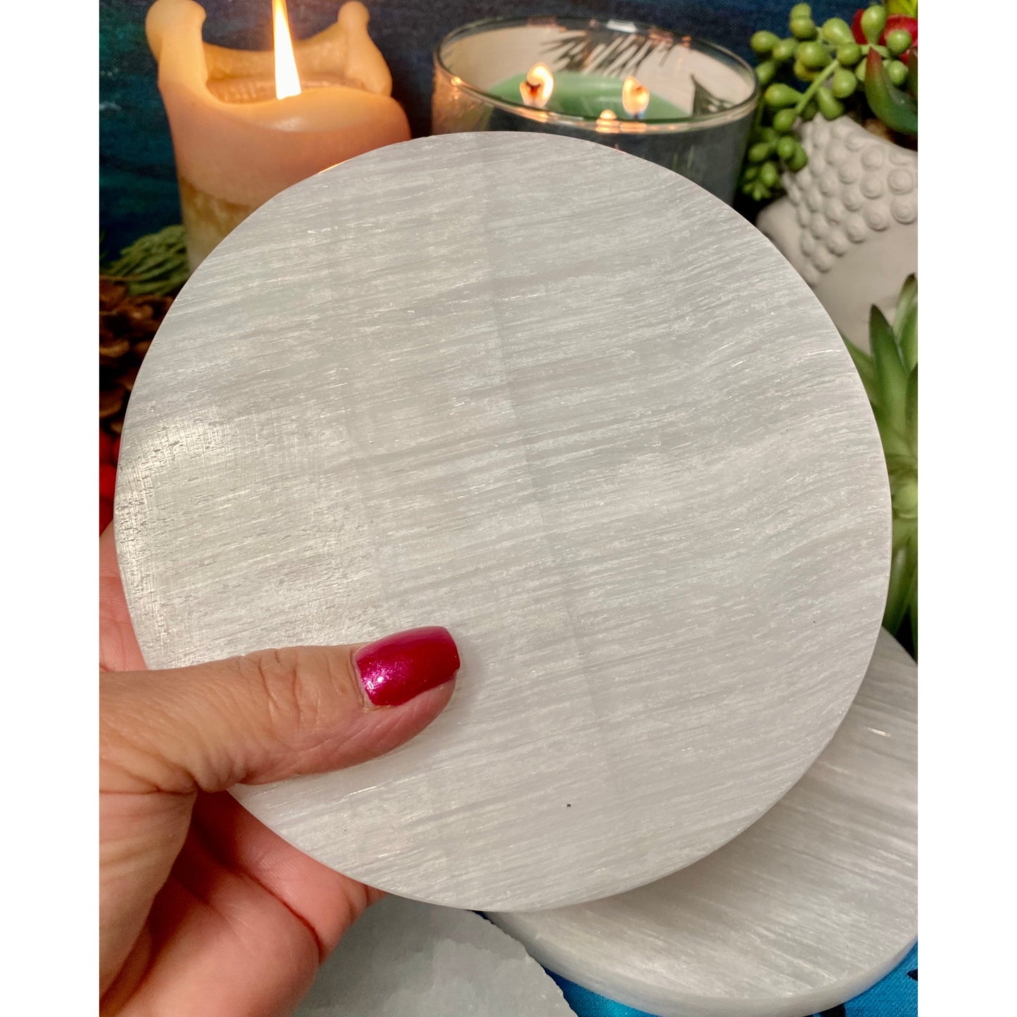 Revitalize Your Crystals with Selenite Crystal Charging Plates to Unleash Their Full Potential