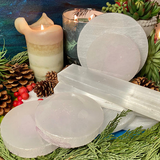 Revitalize Your Crystals with Selenite Crystal Charging Plates to Unleash Their Full Potential