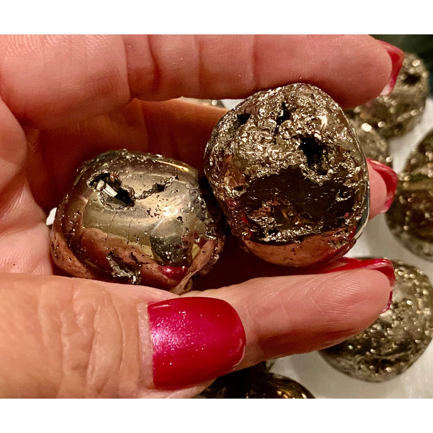 Pyrite rounds for prosperity & good luck!!!