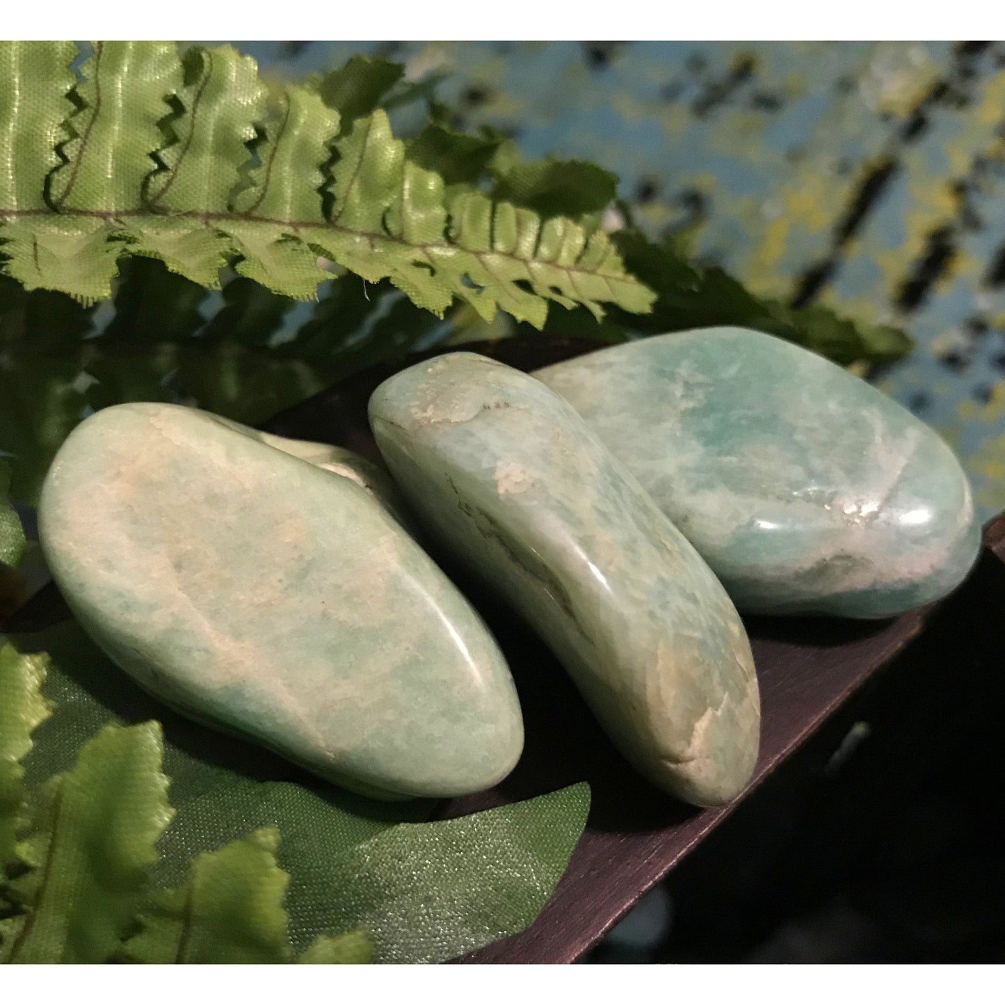 Intuition-Enhancing Amazonite Tumbled Stone: Embrace Inner Wisdom