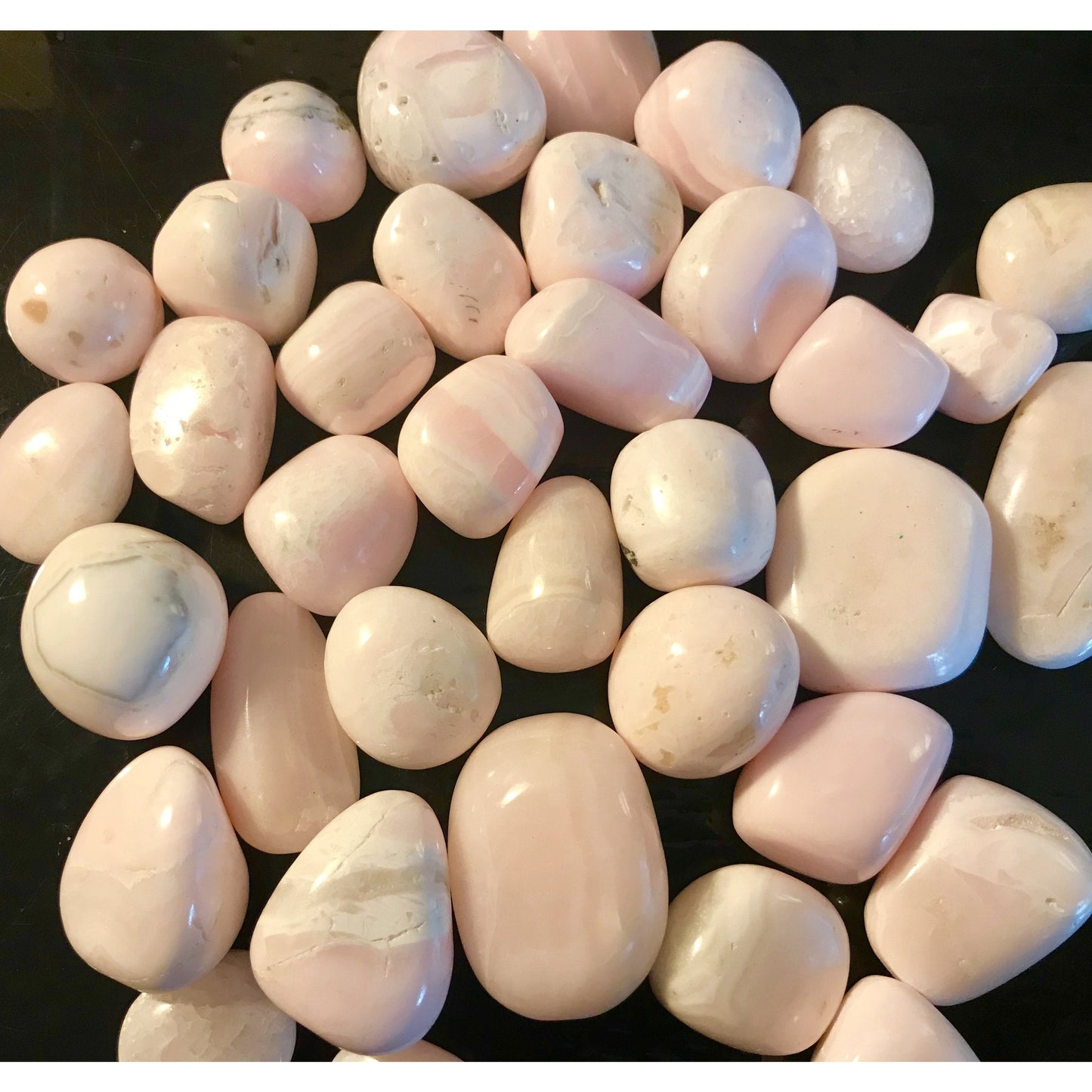 Mangano Calcite Tumbled Stone - Nurturing Pink Crystal for Heart Healing