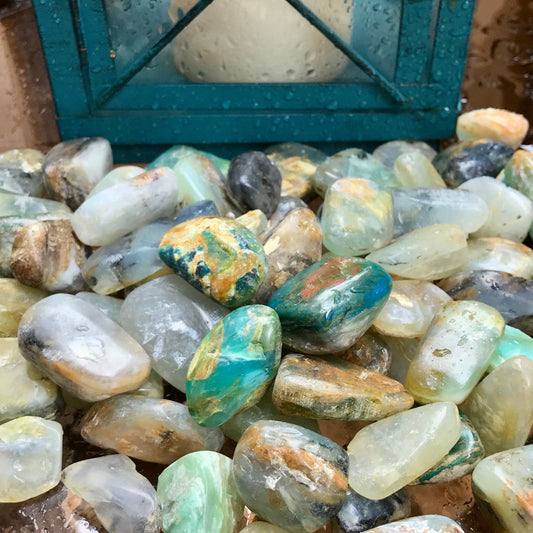 Opal Andean Blue Tumble Stones