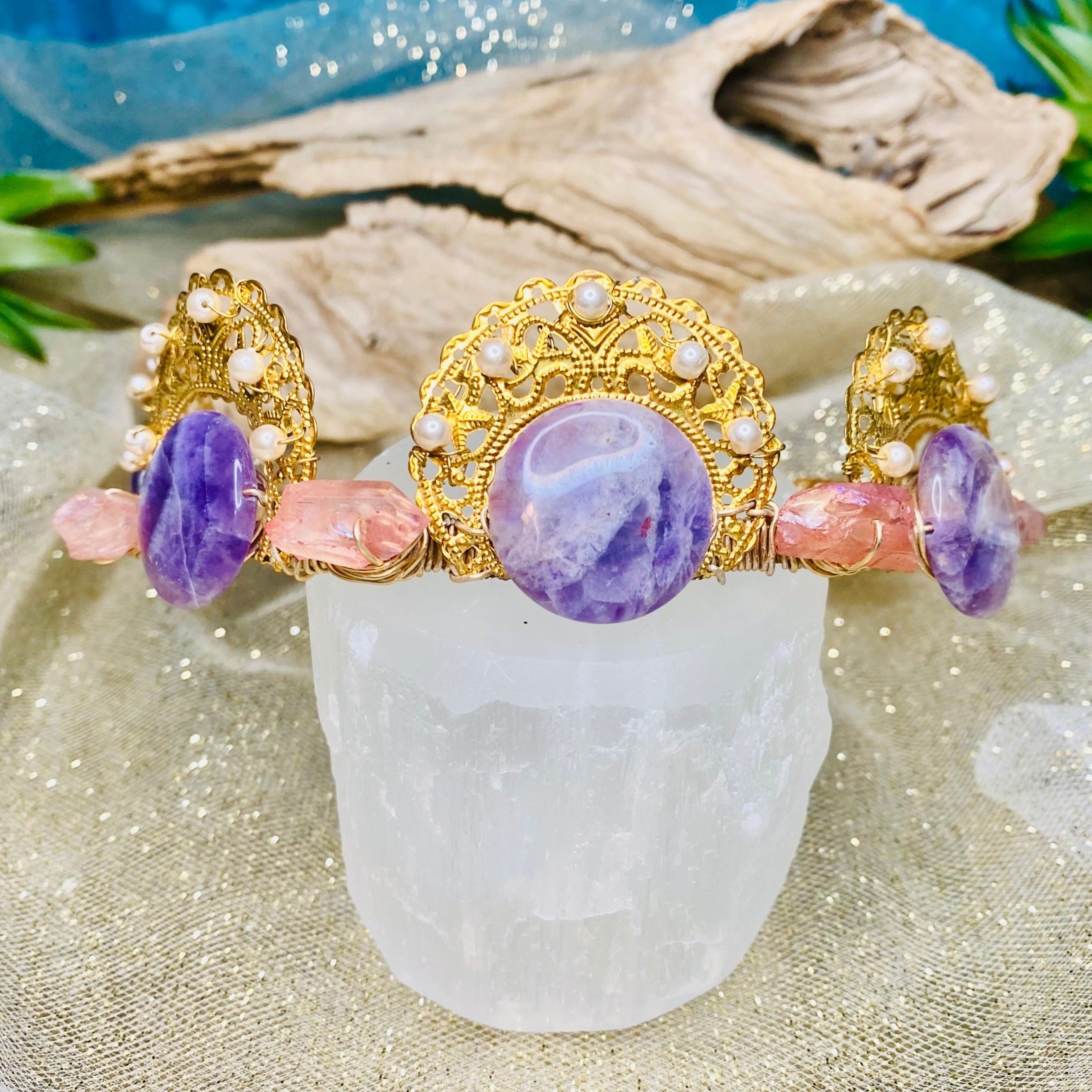 African Spring Queen Ostara Spring Queen Crown – Crystals by the Sea LLC